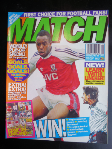 1992 05 23 Match Magazine - Football InPrint